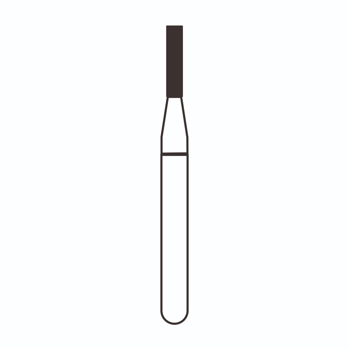 Frank Dental Cylinder Flat End FG Diamond Bur - Pack of 5