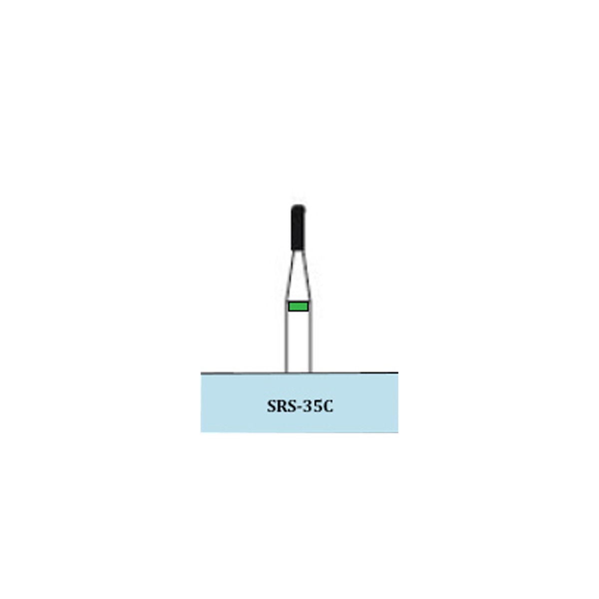 Frank Diamond Bur SRS-35C | Made in Germany (Pack of 1)