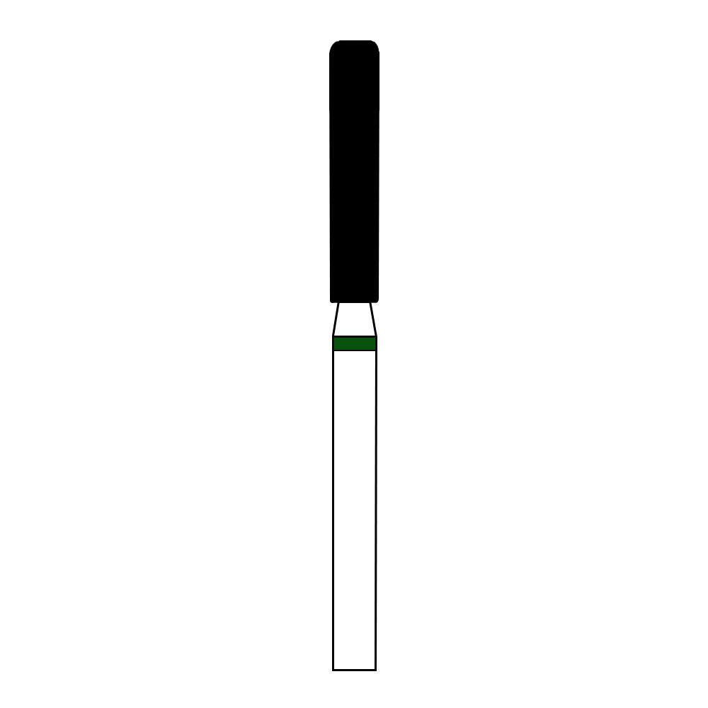 Frank Dental Cylinder Round Edge Diamond Burs SRS Series (Coarse)