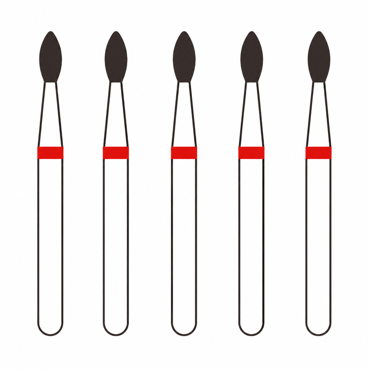Frank Diamond Bur FO-31F | Made in Germany (Pack of 5)