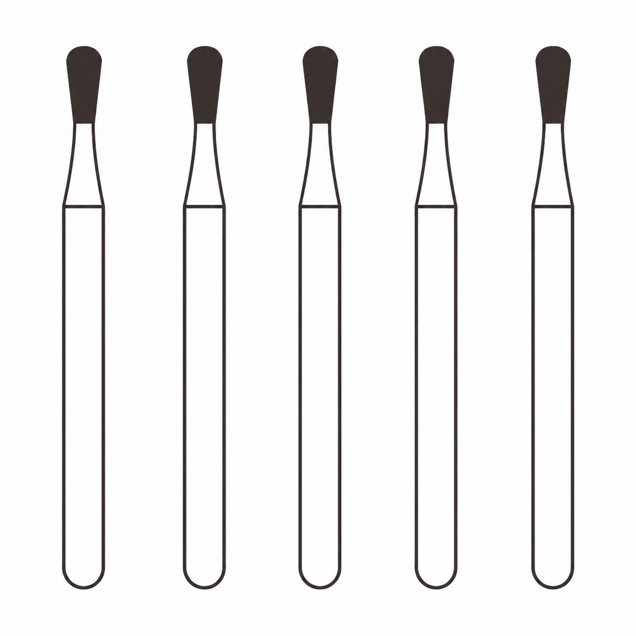 Frank Diamond Bur EX-45 | Made in Germany (Pack of 5)