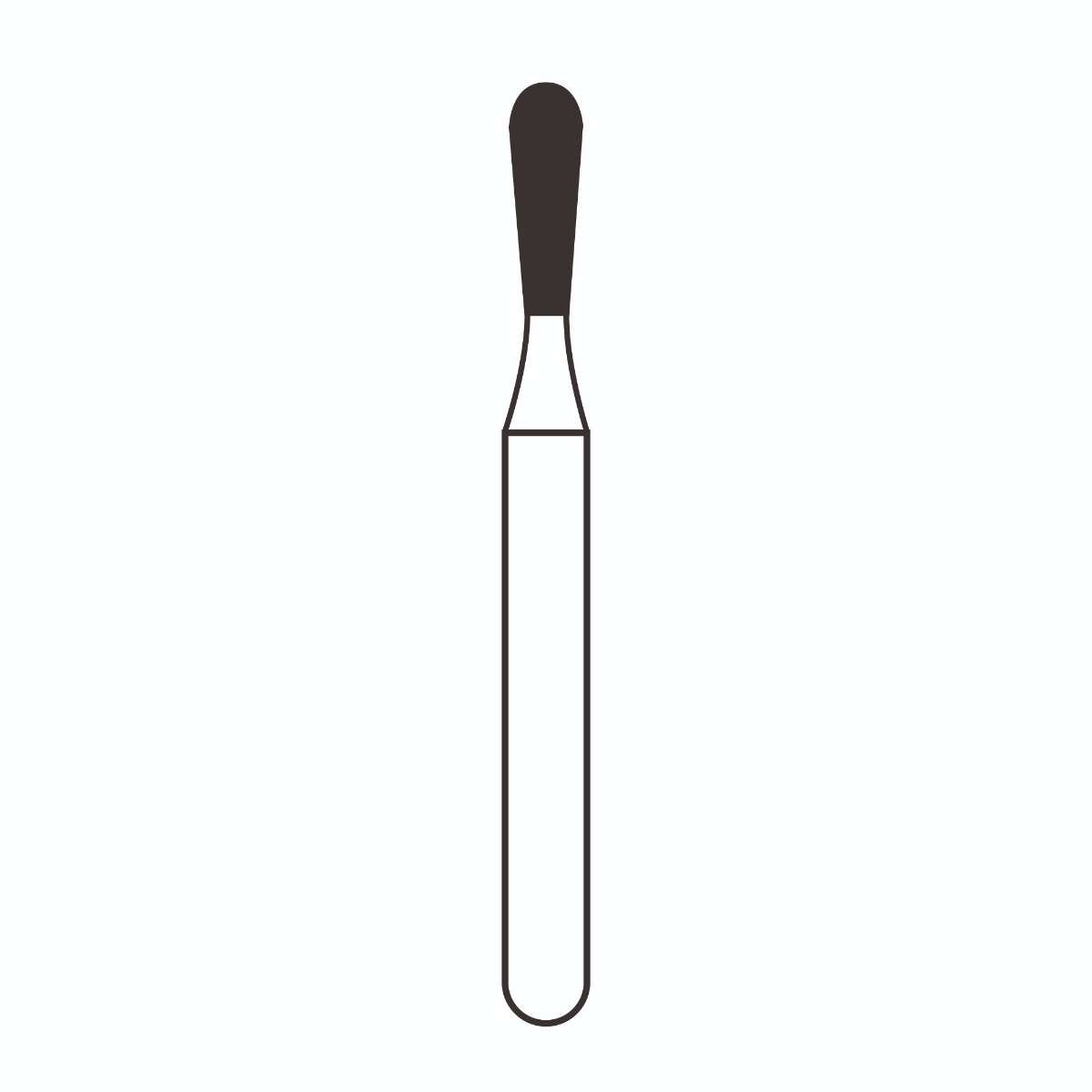 Frank Dental Pear Shaped FG Diamond Burs EX -Series (Long)