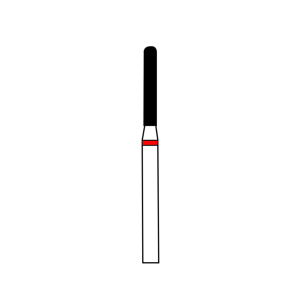 Frank Dental Round Cylinder Diamond Bur SR Series (Fine)