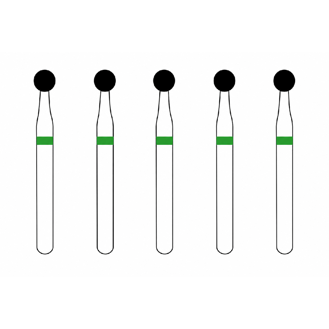 Frank Diamond Bur BR-45C | Made in Germany (Pack of 5)