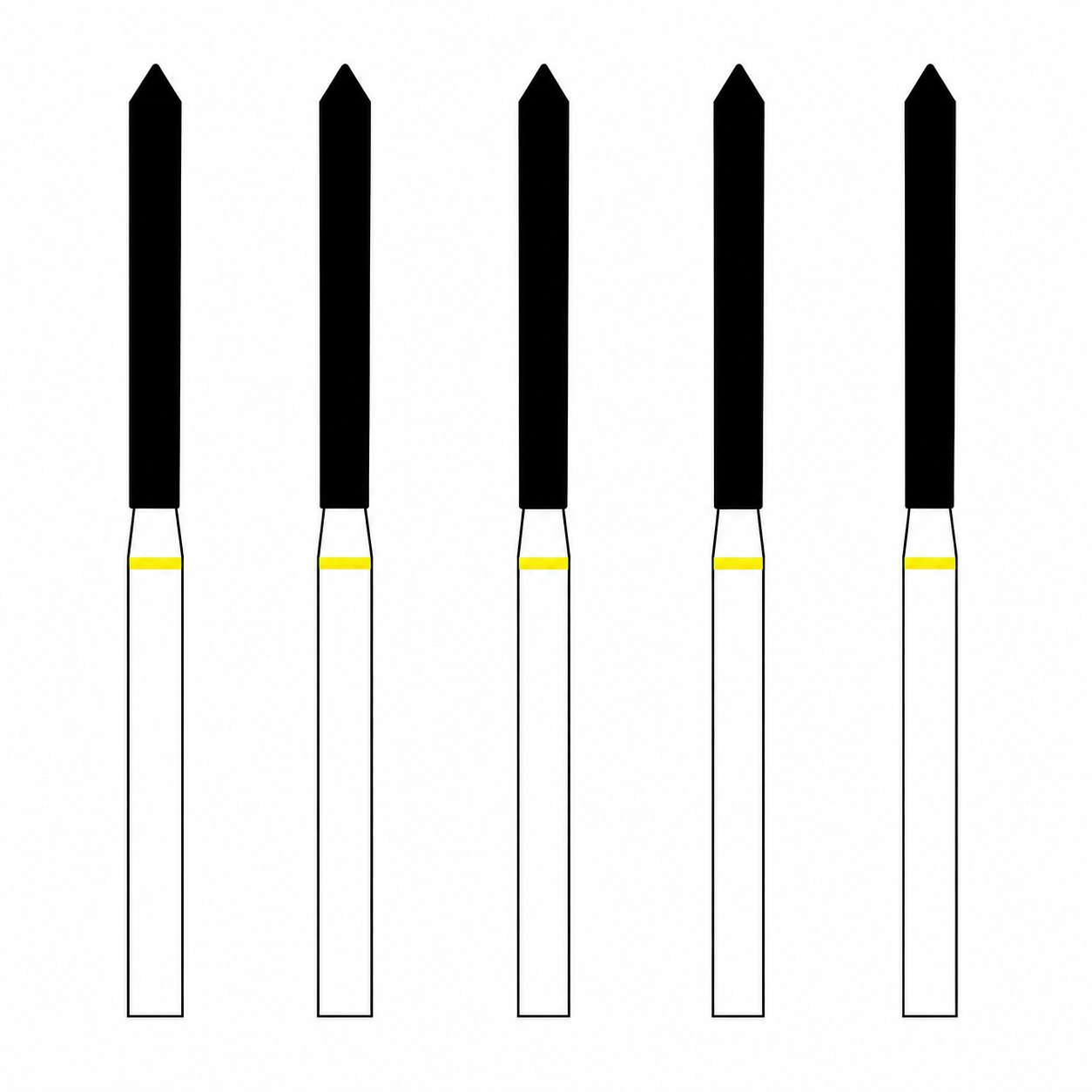 Frank Diamond Bur SO-35EF | Made in Germany (Pack of 5)