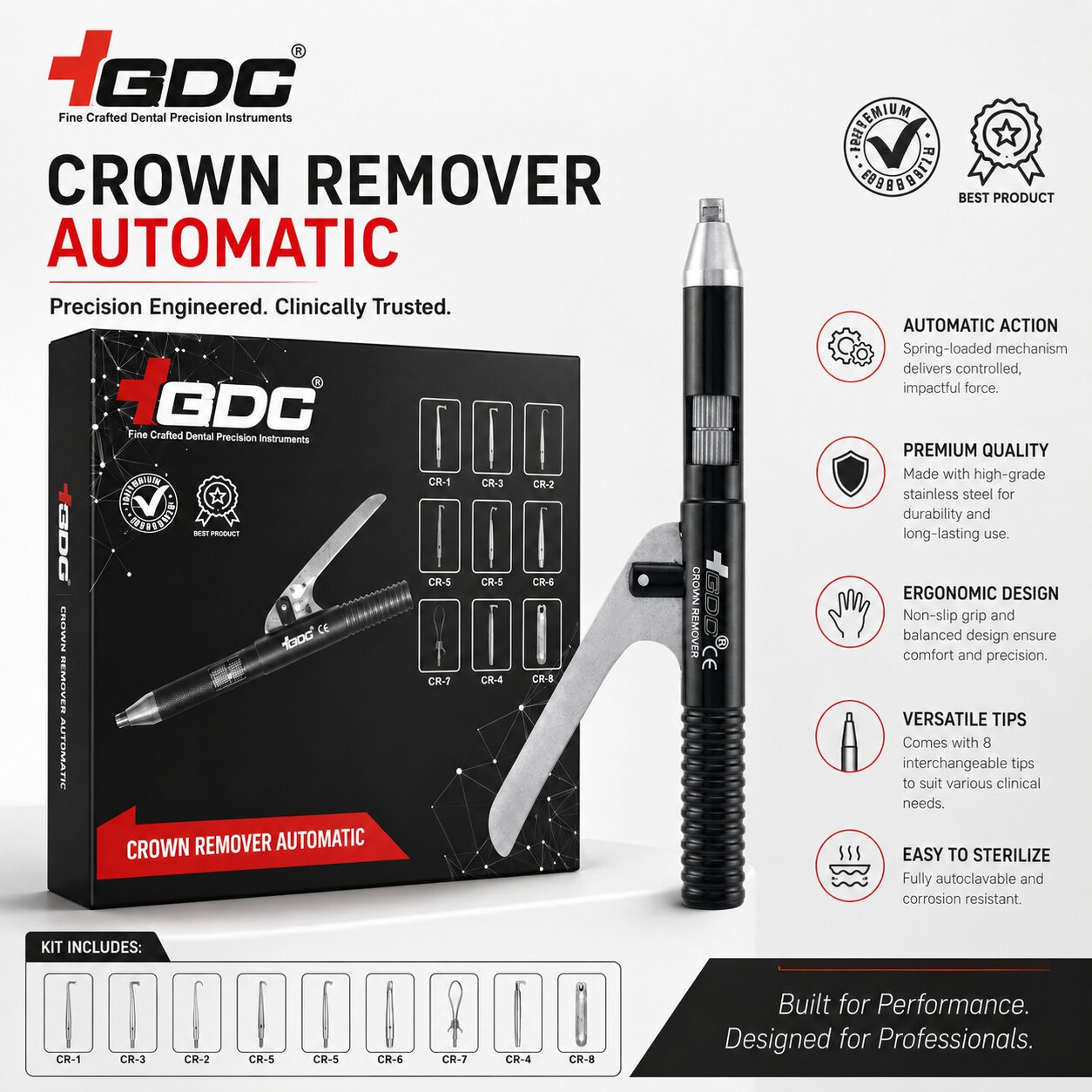GDC Automatic # Premium Crown Remover (Crp)