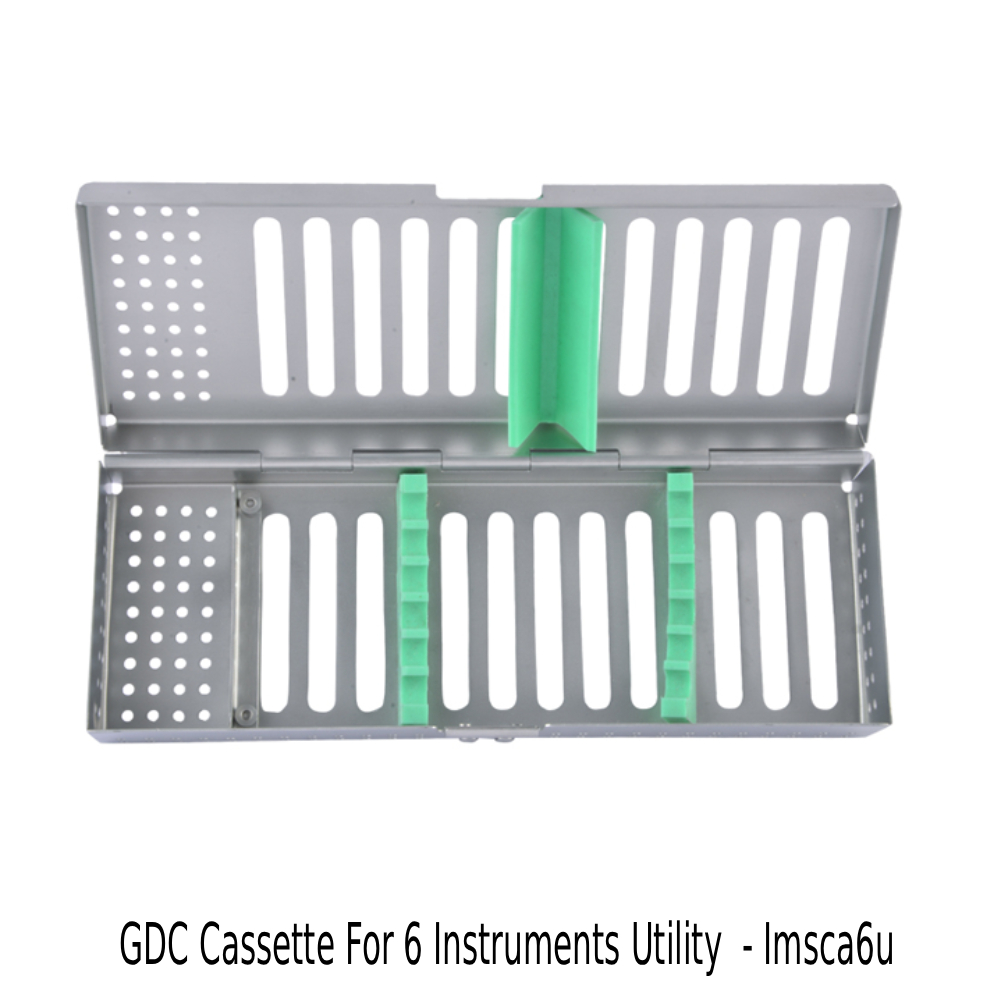 GDC Cassette For 6 Instruments Utility  - Imsca6u
