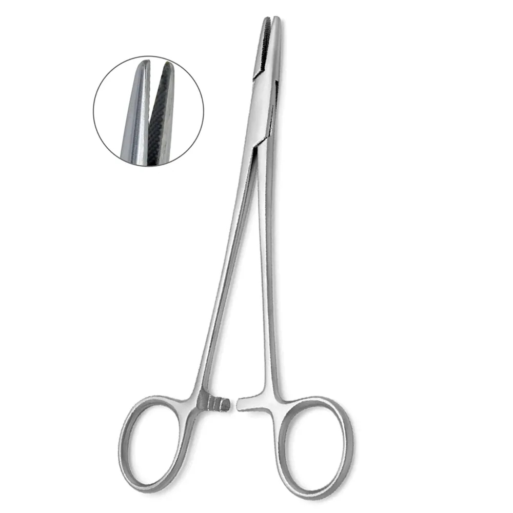 GDC Needle Holder Derf # Curved (12.5Cm) NHDC