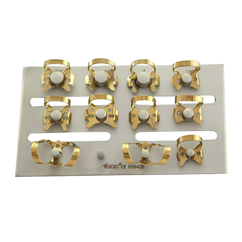 GDC Rubber Dam Clamps Set # Gold (RDCOBG11)