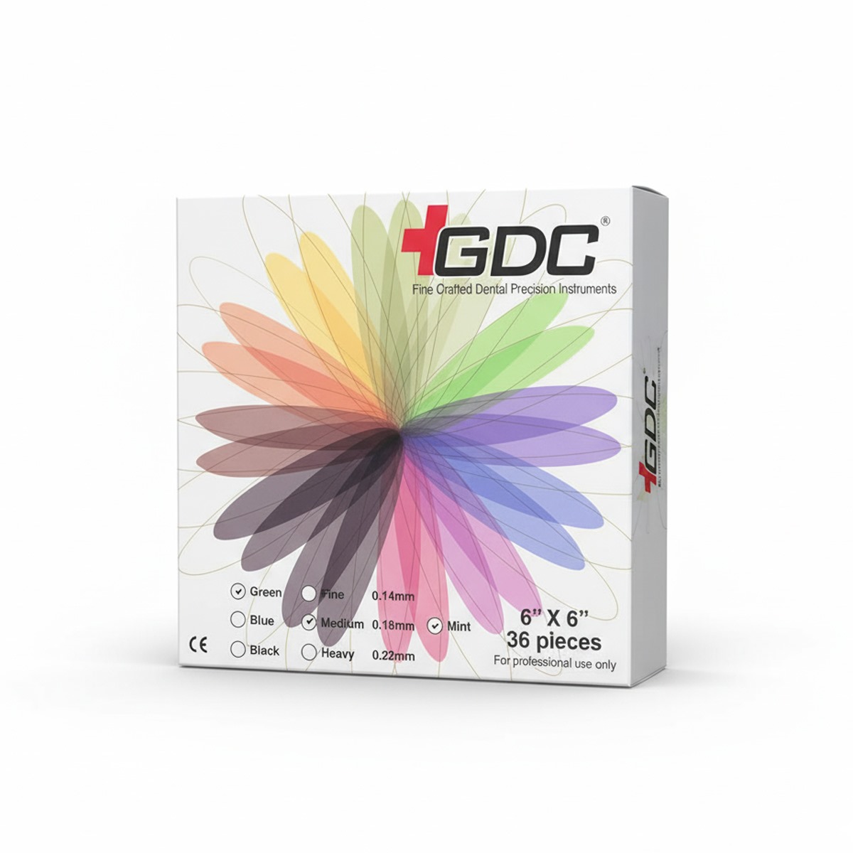 GDC Rubber Dam Sheet - Adult 6X6 inches (Rdlamg6X6)