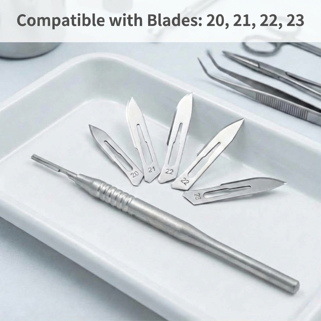GDC Scalpel Handle 14.5cm Straight #4 (10-130-5em)