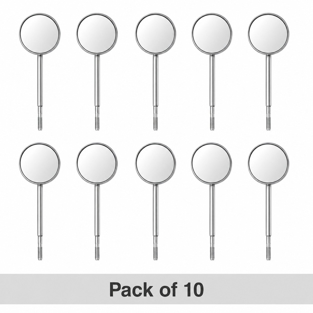 GI Dental Mouth Mirror No.5 Tops (Pk Of 10)