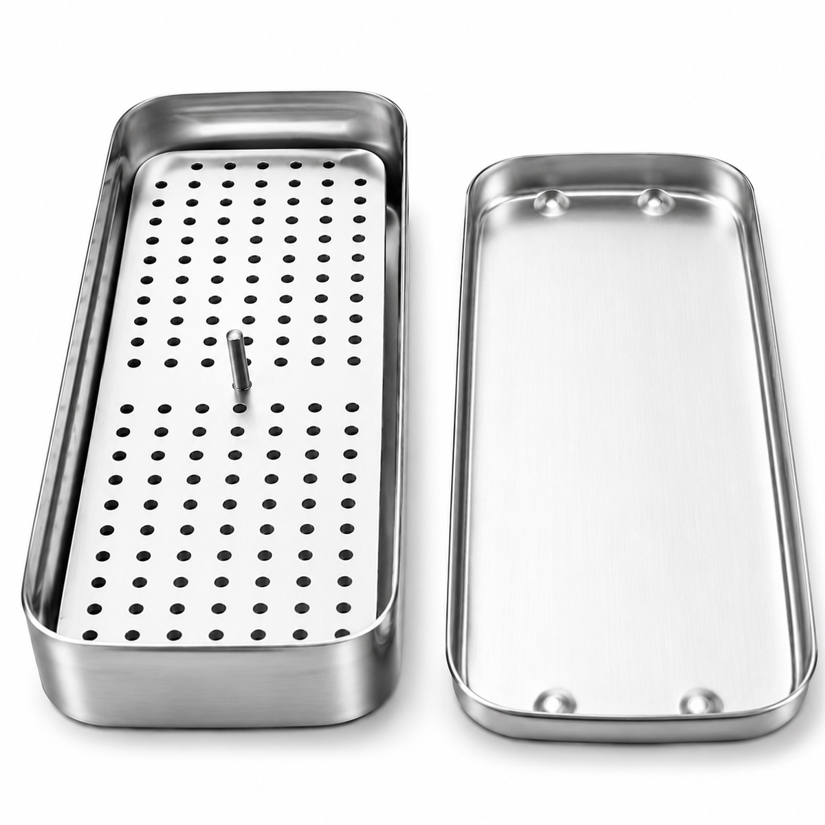 GII Endo Box Stainless Steel - 150 Holes