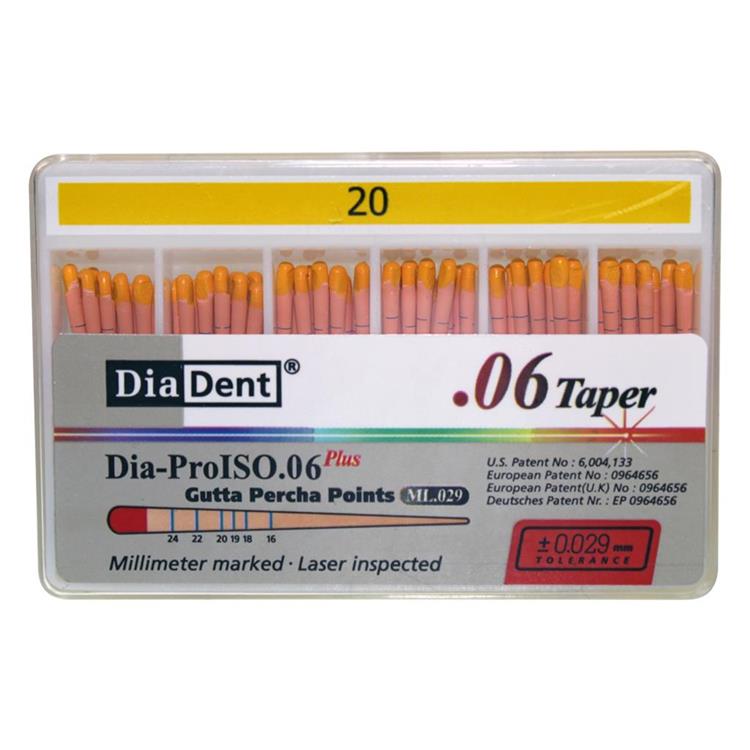 Diadent Gutta Percha Special Tapered - 6% # 20