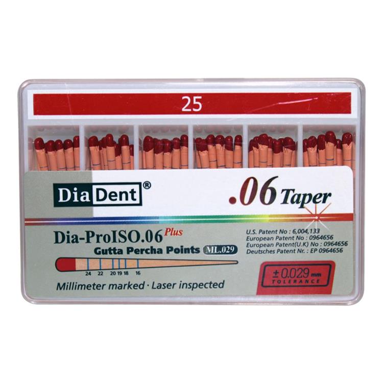 Diadent Gutta Percha Special Tapered - 6% # 25