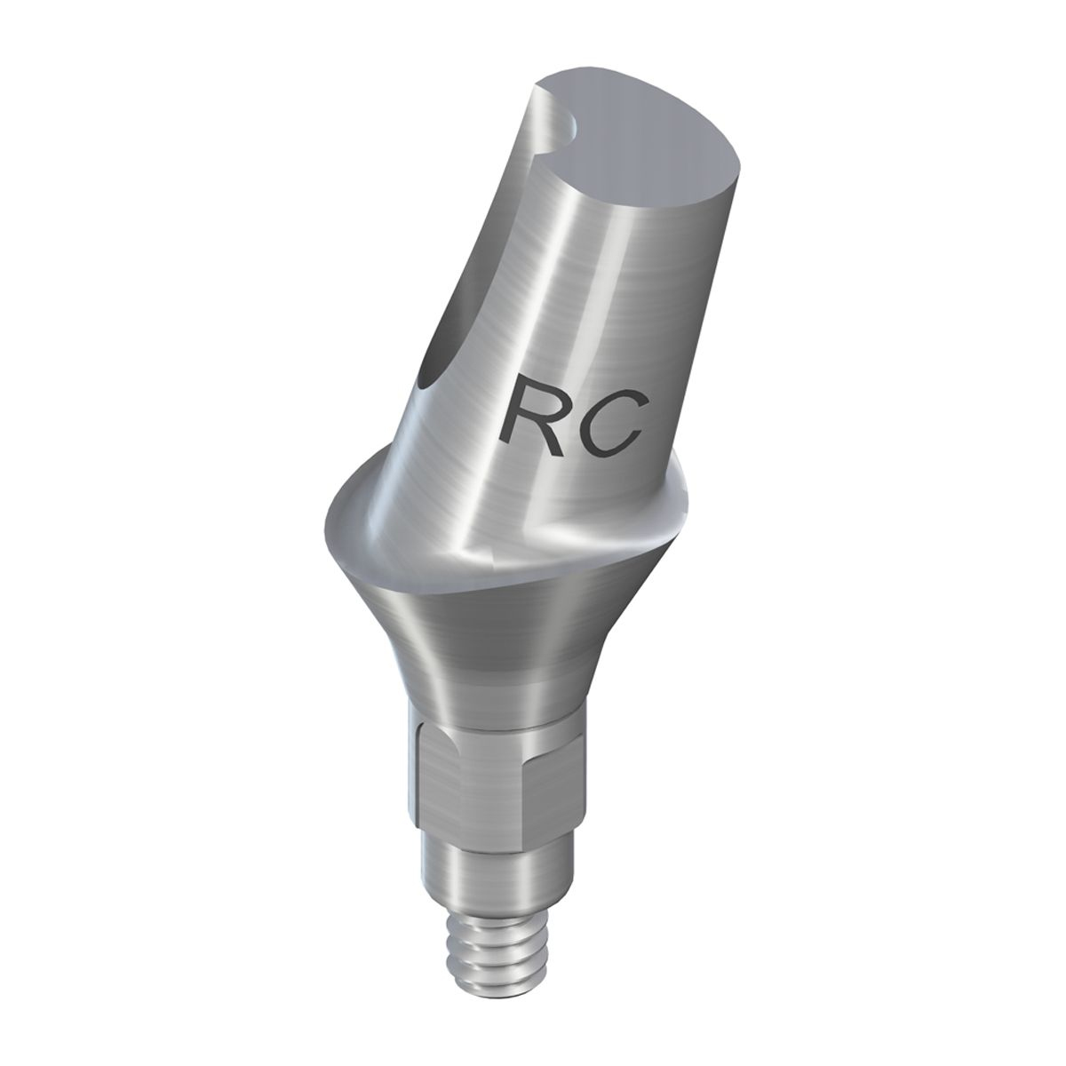 Dentaltech 15° Angular Abutment ∅4.0mm X G/H2mm - Straumann RC Implant Compatible  (ITI-RC 022.4552)