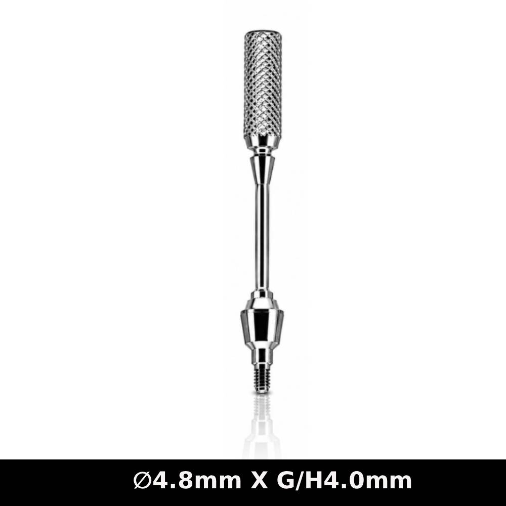 Dentaltech Multi Unit Straight Abutment RS ∅4.8mm X G/H4.0mm - Adin | Noris | MIS | AB Dental Compatible (RS3729)