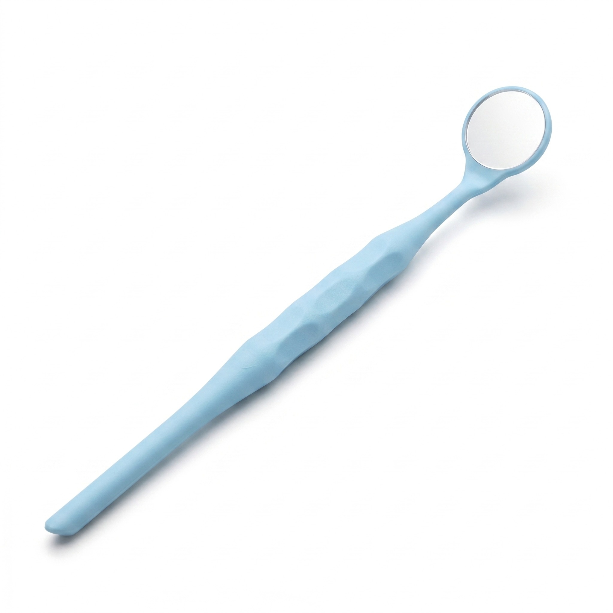 Hahnenkratt Relax FS Rhodium Mouth Mirror #5 (Pastel Blue)