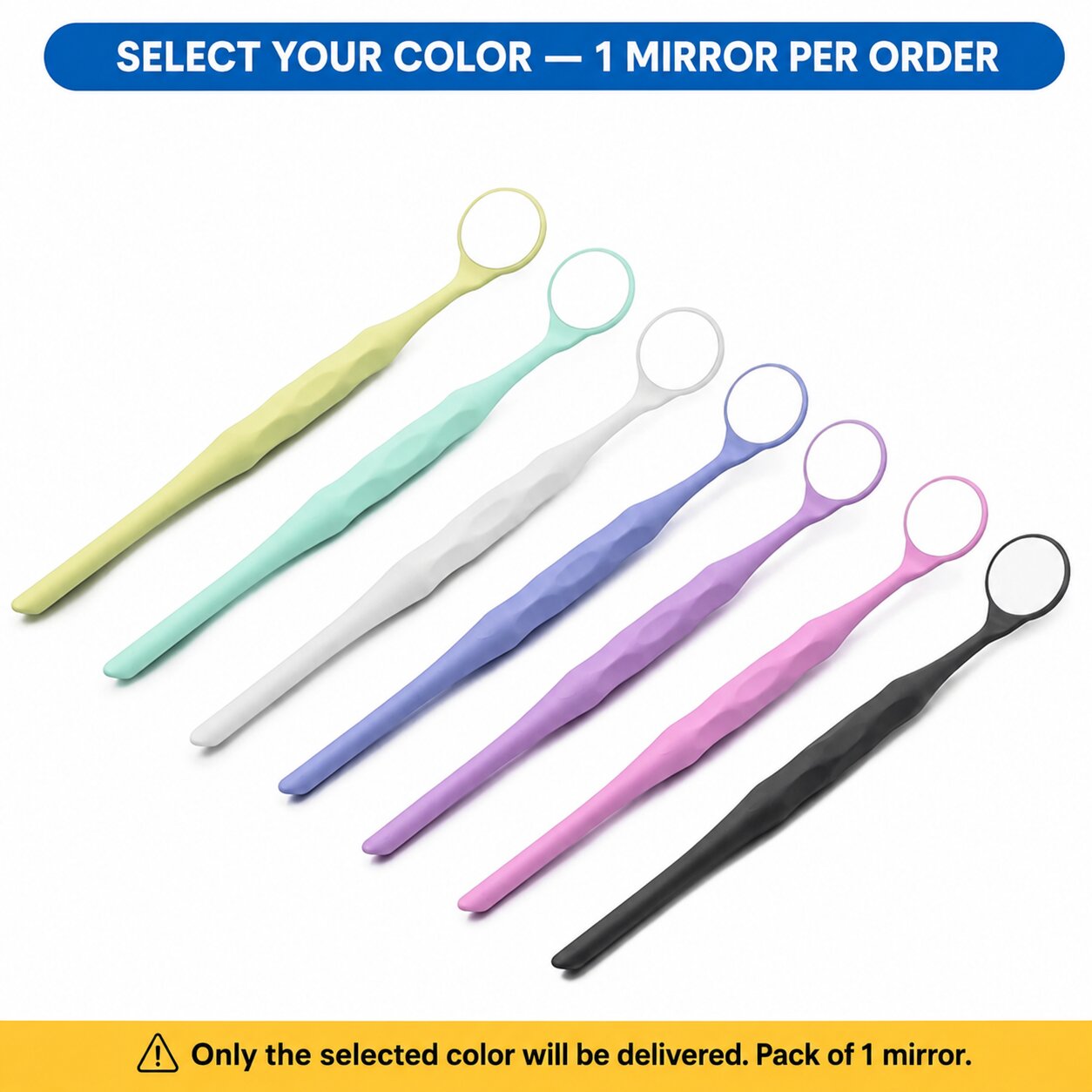 Hahnenkratt Relax FS Rhodium Mouth Mirrors #5 (Pack Of 1)
