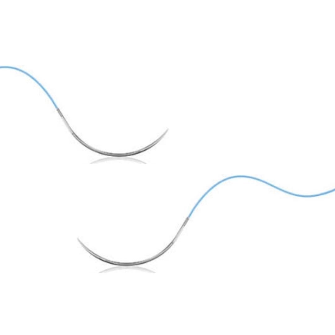 Healthium Trulon #4-0 Monofilament Polyamide Non- Absorbable Suture (SN 3318)