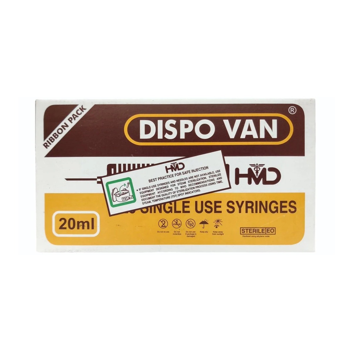 HMD Dispo Van Syringe 20ml | 21 Gauge