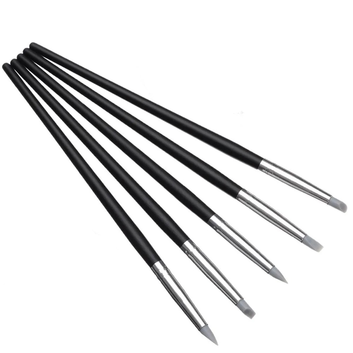 HN Dental Composite Silicone Brushes Set Of 5 - Medium