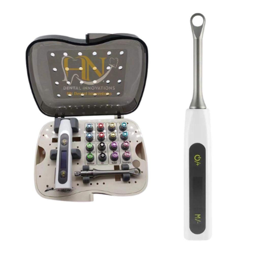 HN Dental DG Torque-X Implant Torque Wrench With Electronic Handle & Universal Driver Set