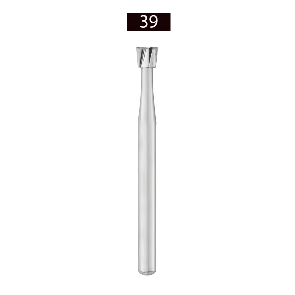Hudens Bio Burstar Straight Handpiece HP Carbide Inverted Cone Bur 39 - INC-018 (Pack of 6)