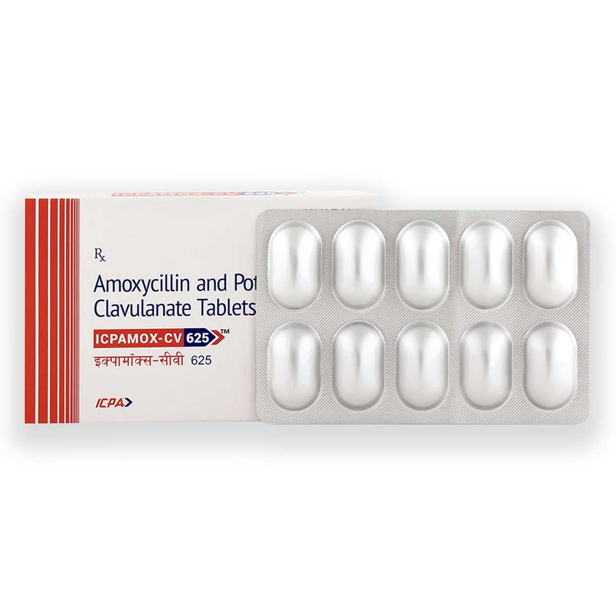 ICPA Icpamox-CV 625mg Tablets (Pack of 10)