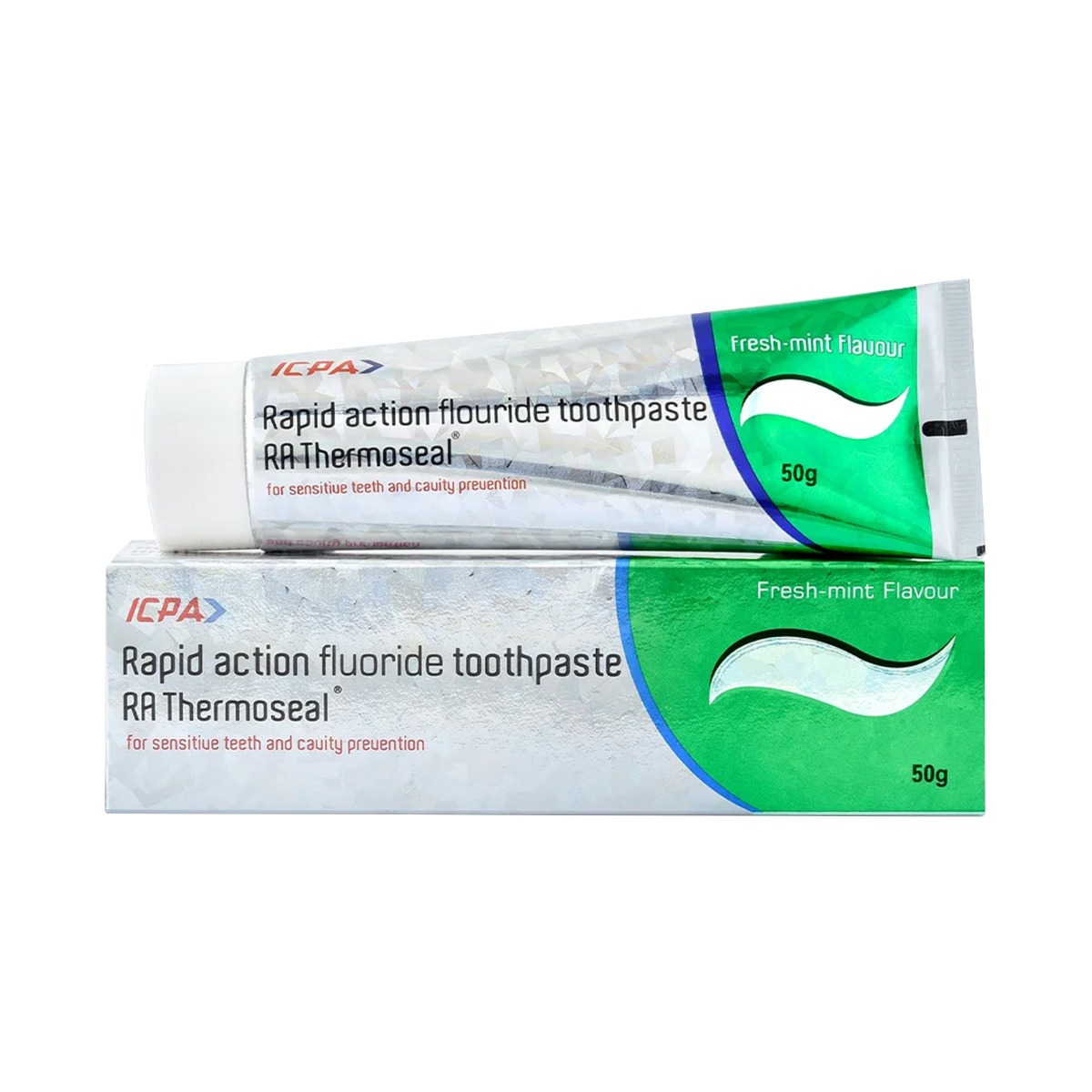 ICPA RA Thermoseal Rapid Action Fluoride Toothpaste 50gm ( Pack Of 12 )