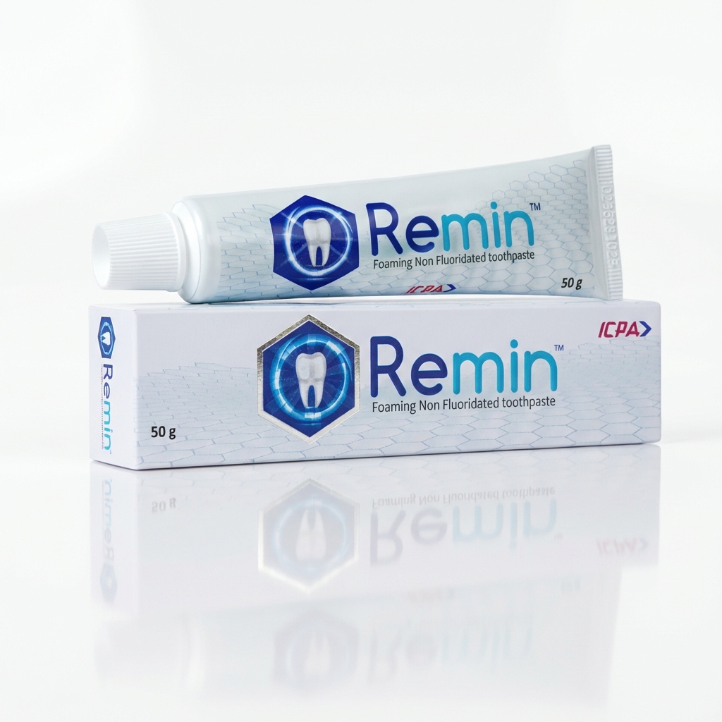 ICPA Remin Foaming Non Fluoridated Toothpaste 50gm (Pack of 12)
