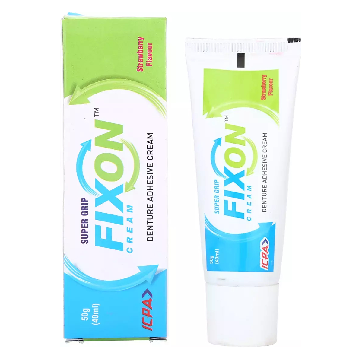 ICPA Super Grip Fixon Denture Adhesive Cream 50gm (Pack of 12)