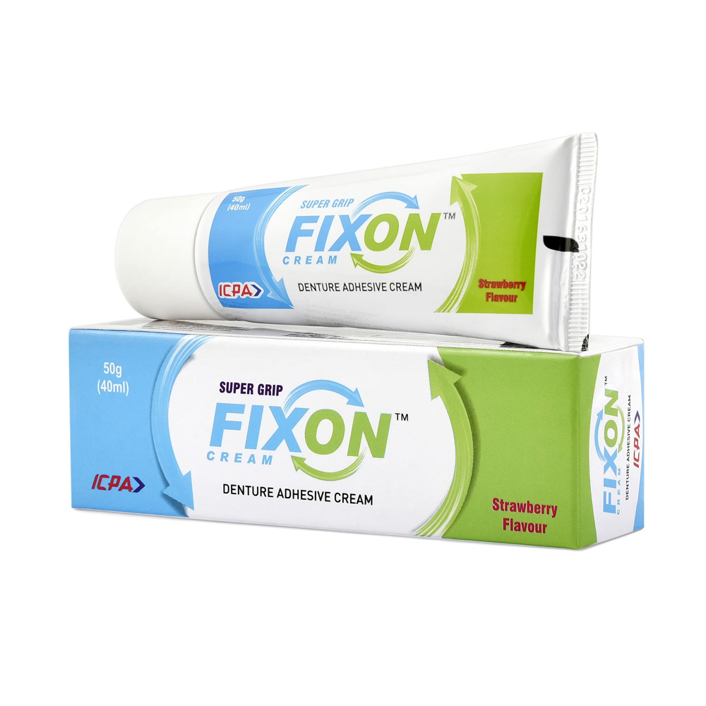 ICPA Super Grip Fixon Denture Adhesive Cream (Pack of 12)