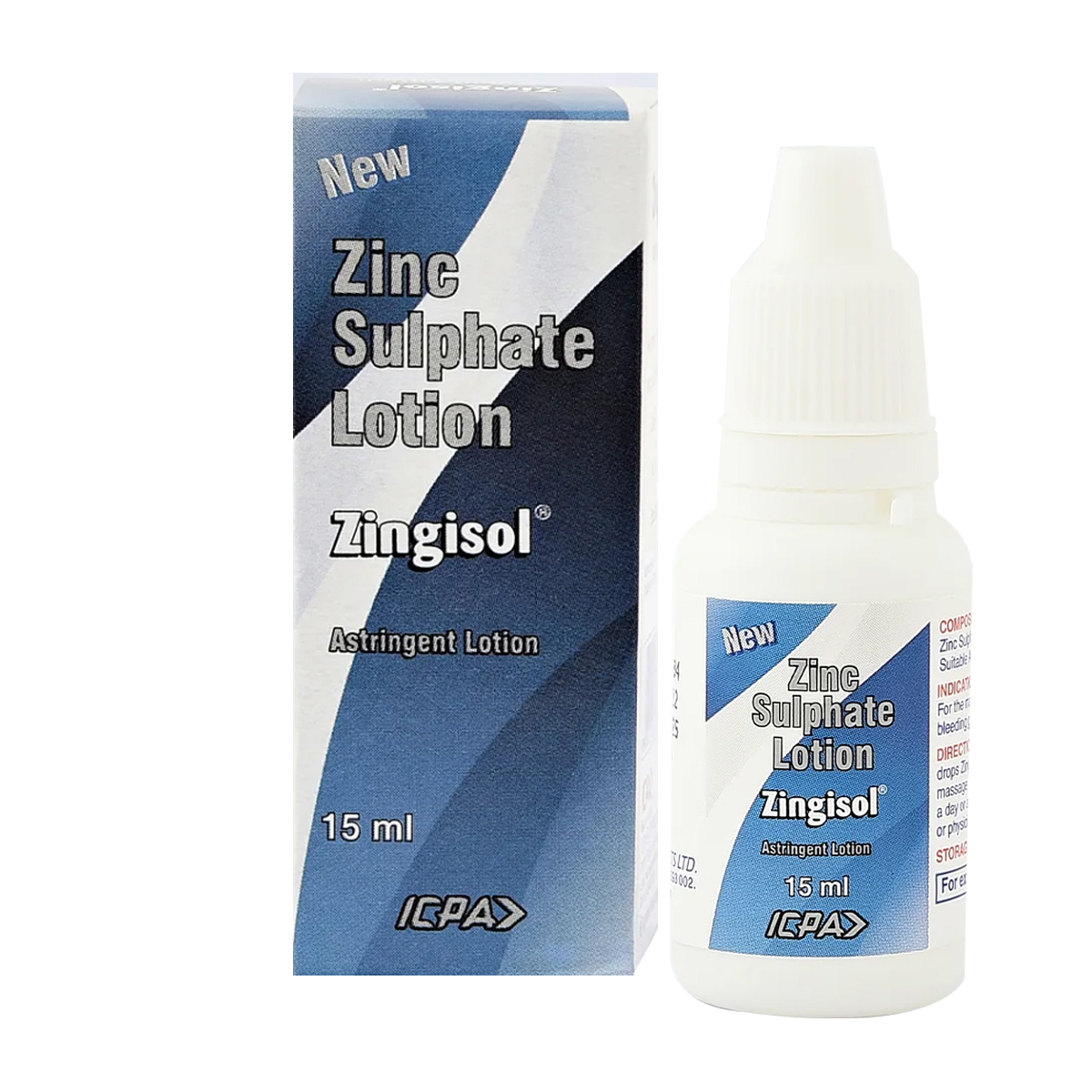 ICPA Zingisol Astringent Lotion 15ml (Pack of 10)