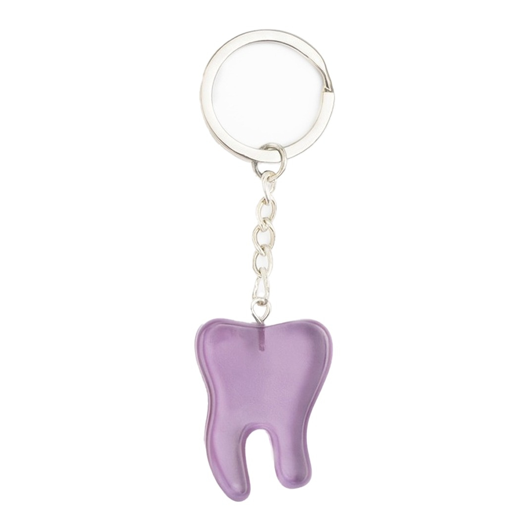 iDENTical Tooth Shape Resin Keychain - Purple (3013)