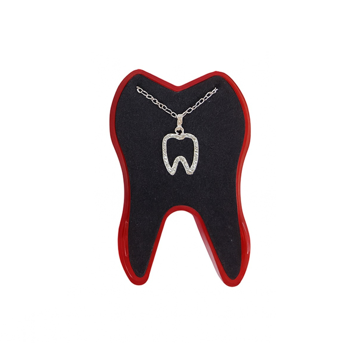 iDENTical Tooth Shape Silver Necklace (ZYR-4037)