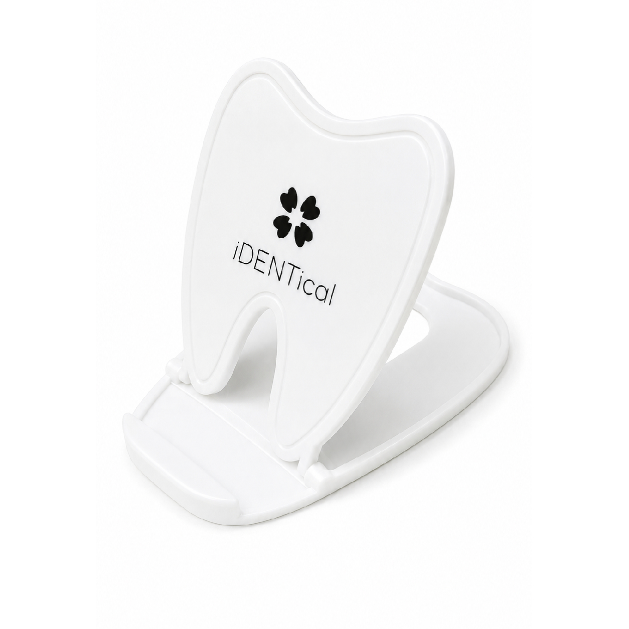 iDENTical Tooth-Shaped Business Card & Phone Holder - White