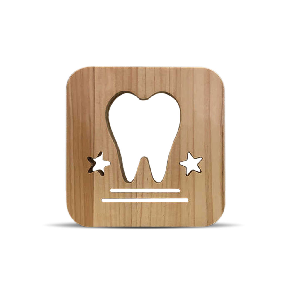 iDENTical Wooden 3D Light Lamp MD-904