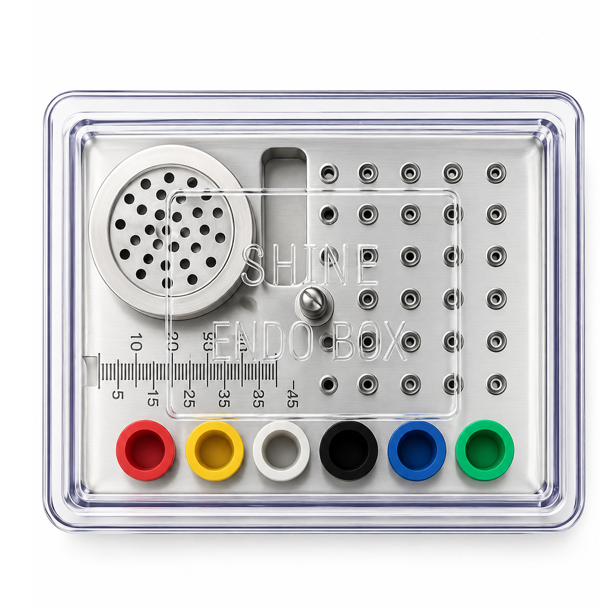 Indian Dental Endo Box - 41 Holes (Plastic)