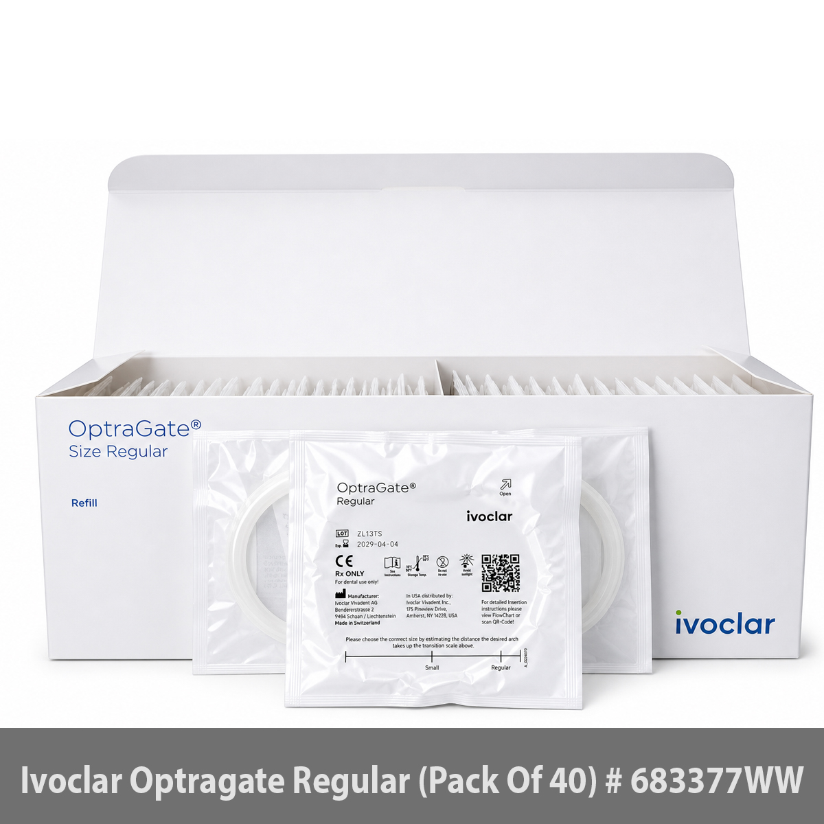 Ivoclar Optragate Regular (Pack Of 40) # 683377WW