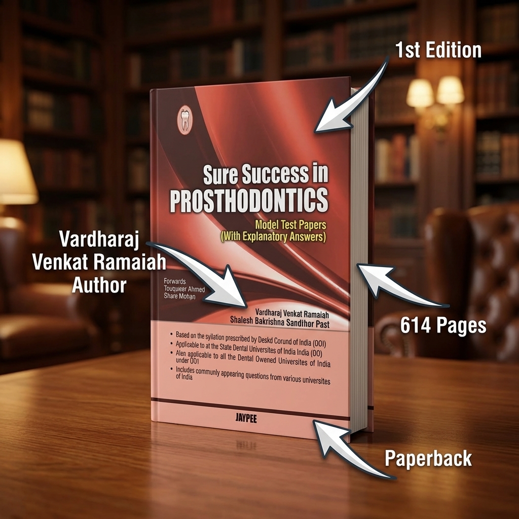 Jaypee Medical Sure Success In Prosthodontics: Model Test Papers With Explanatory Answers (ISBN - 253403)