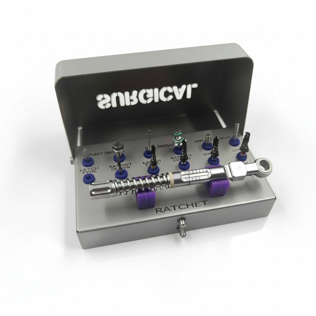 Julldent Basic Plus Korean Surgical Box With Torque Ratchet (JULL-DENT 223)