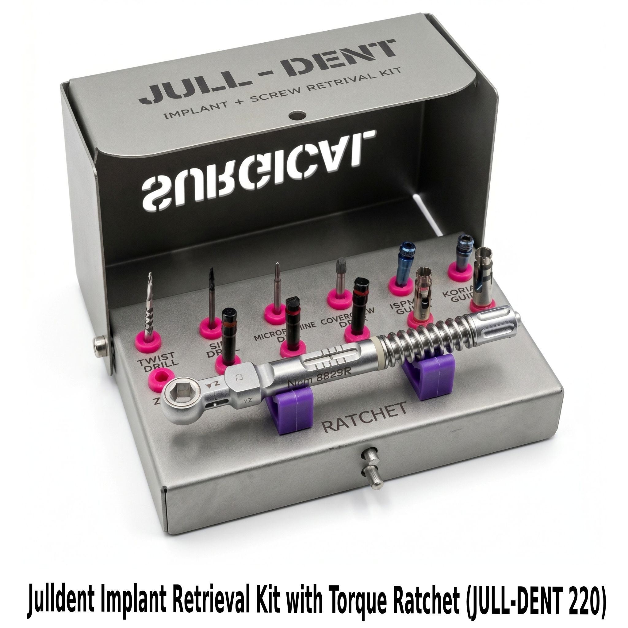 Julldent Implant Retrieval Kit with Torque Ratchet (JULL-DENT 220)