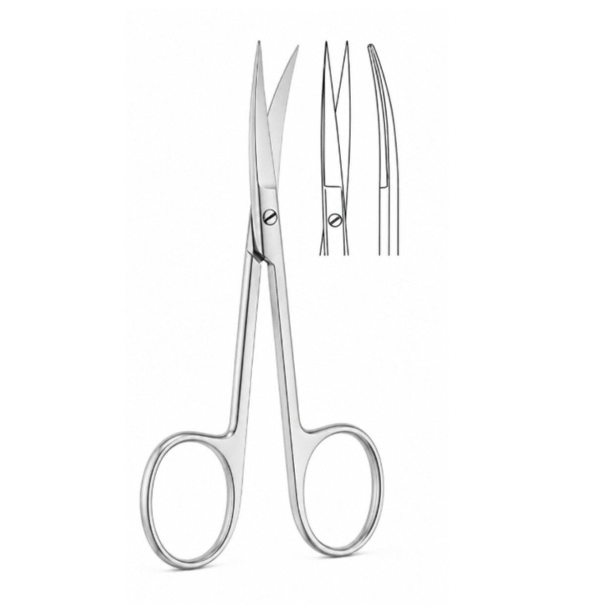 Julldent Iris Scissor Fine Curved