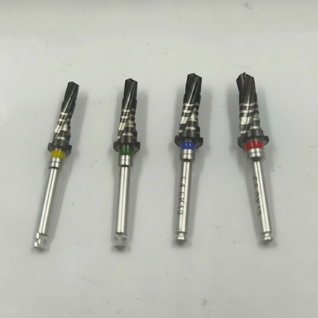 Julldent Korean Surgical Box - Set of 4 DLC Coated Drills (JULL-DENT 223)