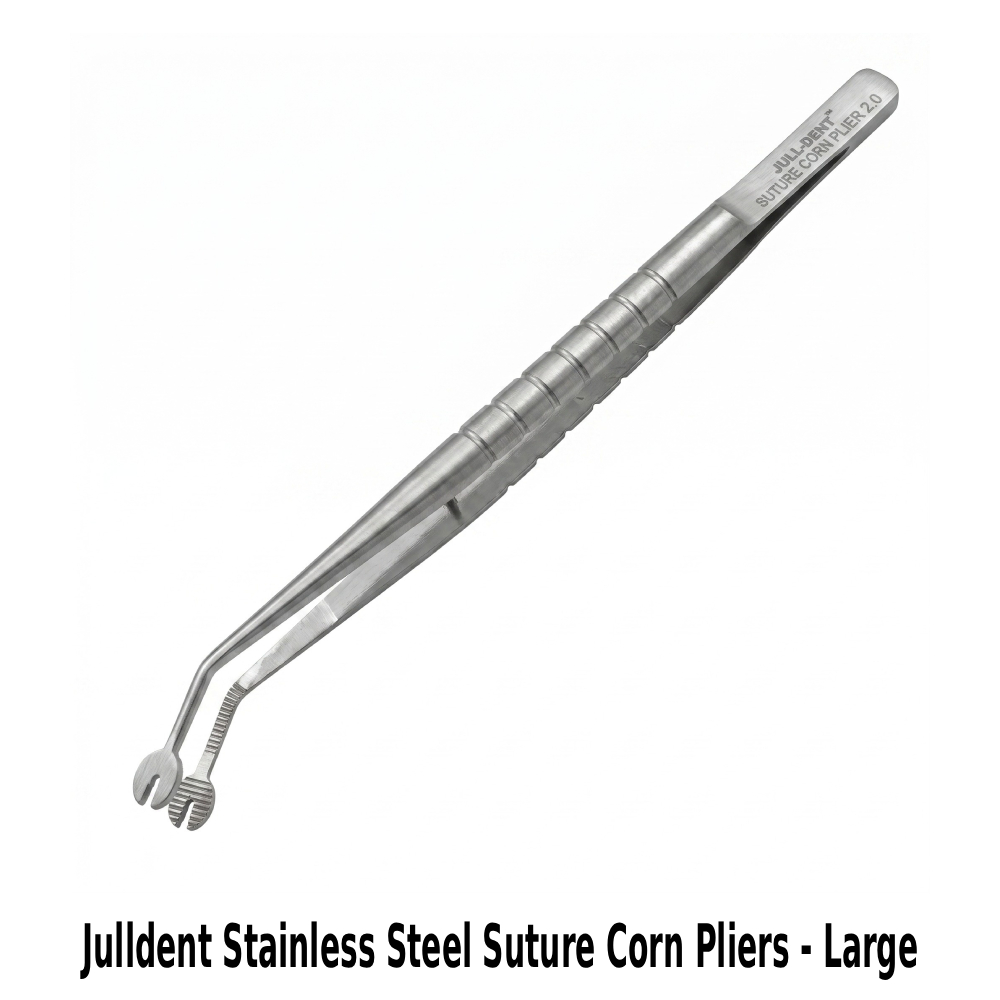 Julldent Stainless Steel Suture Corn Pliers - Large