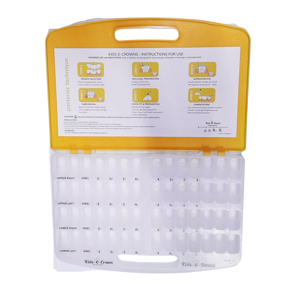 Kids-e-Crown Primary Second Molar Starter Kit (kit of 20 Crown)