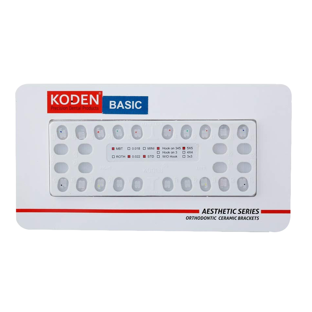 Koden Basic MBT Ceramic Bracket Kits