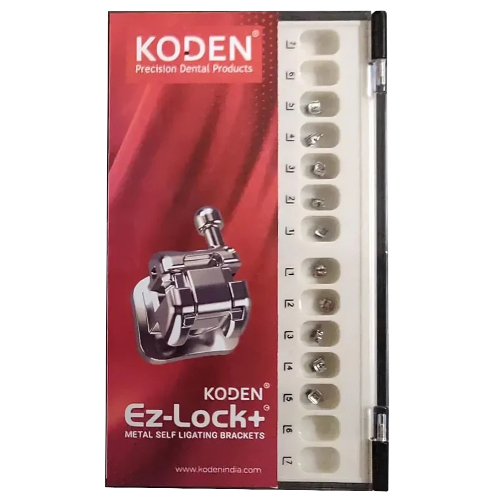 Koden EZ Lock + MBT Metal Self Ligating Bracket Kits