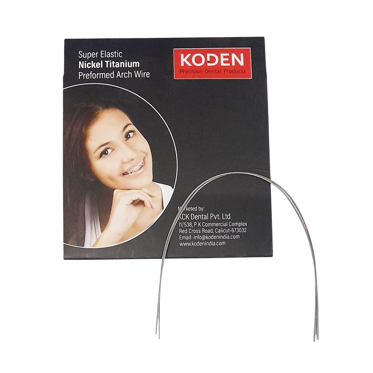 Koden Preformed TMA Archwires - Rectangular Lower 0.019 x 0.025 (Pack of 2)